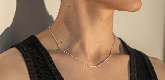  Milk & Rose 네크리스 밀크 & 로즈 글로우 체인 목걸이