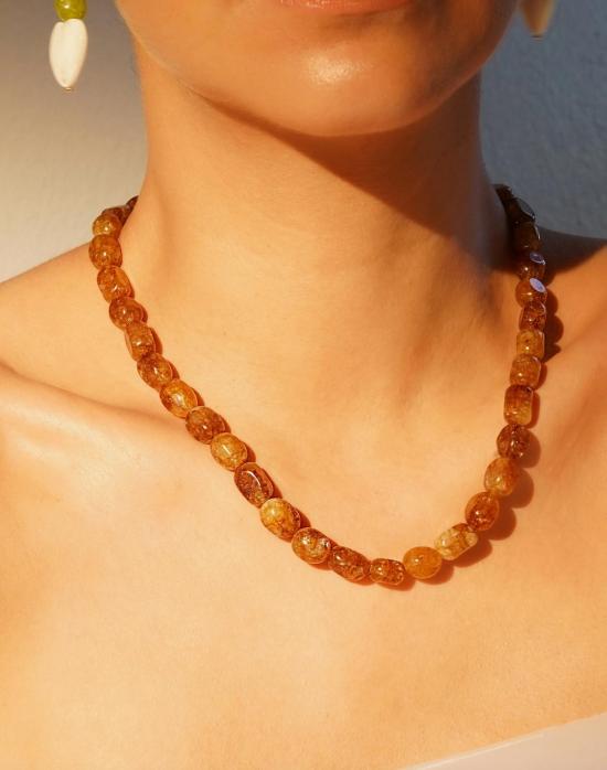  코자크 숏 원피스 블룸 목걸이 - KOZAKH