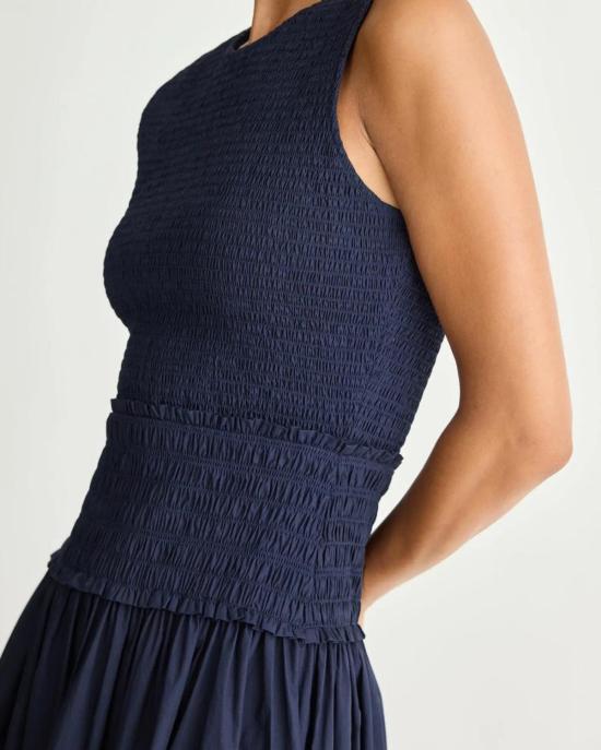  어피스 어파트 롱 원피스 Apiece Apart Siempre 탱크 맥시 드레스 미드나잇 - APIECE APART