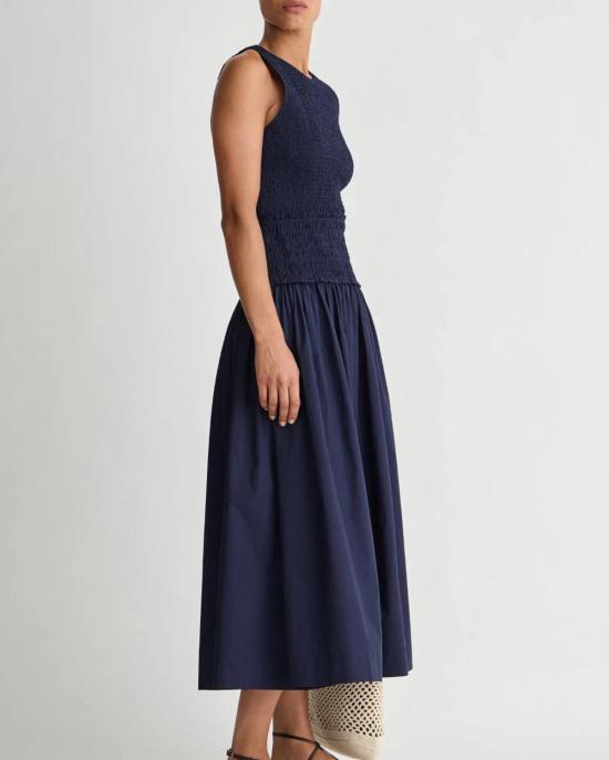  어피스 어파트 롱 원피스 Apiece Apart Siempre 탱크 맥시 드레스 미드나잇 - APIECE APART