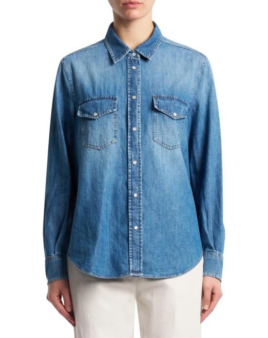 26SS 피티토리노 데님 셔츠 6PTX06 AW0420 ML69 LAV ML69 DENIM - PT TORINO