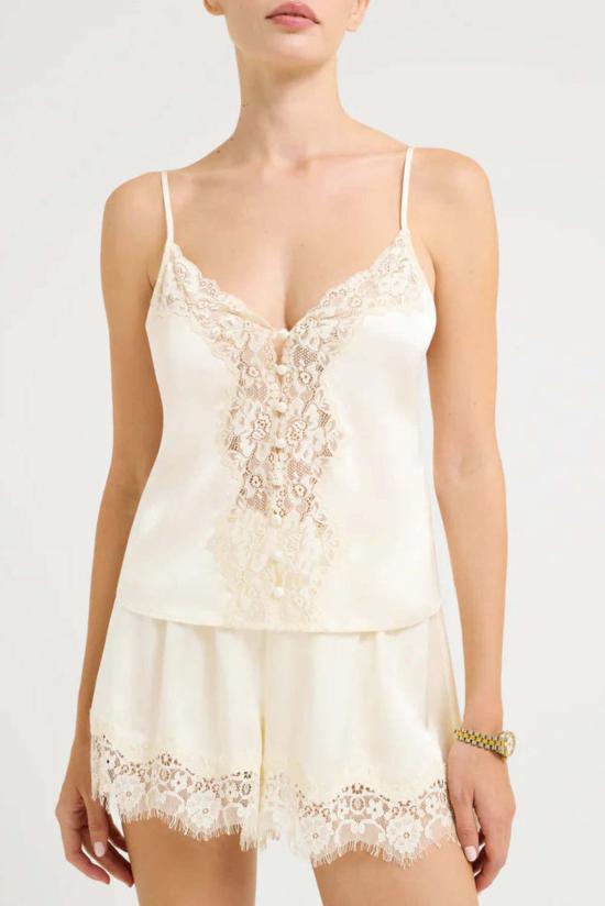  RUMORED 라운지 웨어 소문난 블룸 쇼트 아이보리 - RUMORED