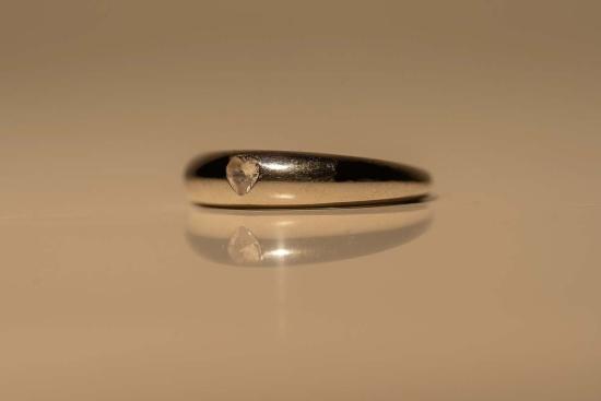  Milk & Rose 반지 밀크 & 로즈 하트 젬 사이즈 조절 - OTHER BRANDS