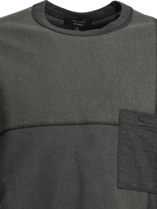26SS 꼼데가르송 반팔 티셔츠 HQT023S261CHARCOALMIX - COMME DES GARCONS