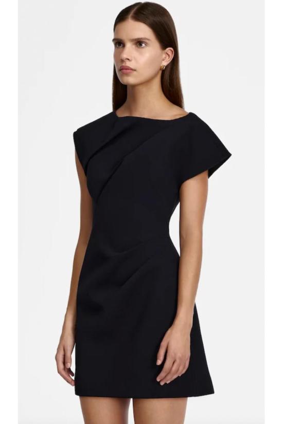  아클레어 숏 원피스 아클러 펜콧 미니 드레스 블랙 - ACLER