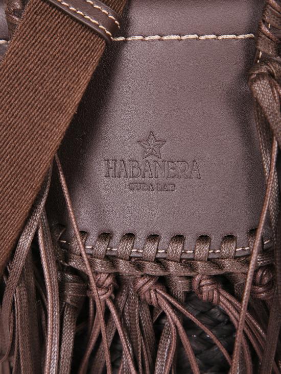 26SS 쿠바 랩 토트백 HABANERA FRINGES EBONY Brown - CUBA LAB