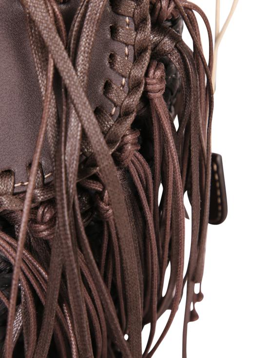 26SS 쿠바 랩 토트백 HABANERA FRINGES EBONY Brown - CUBA LAB