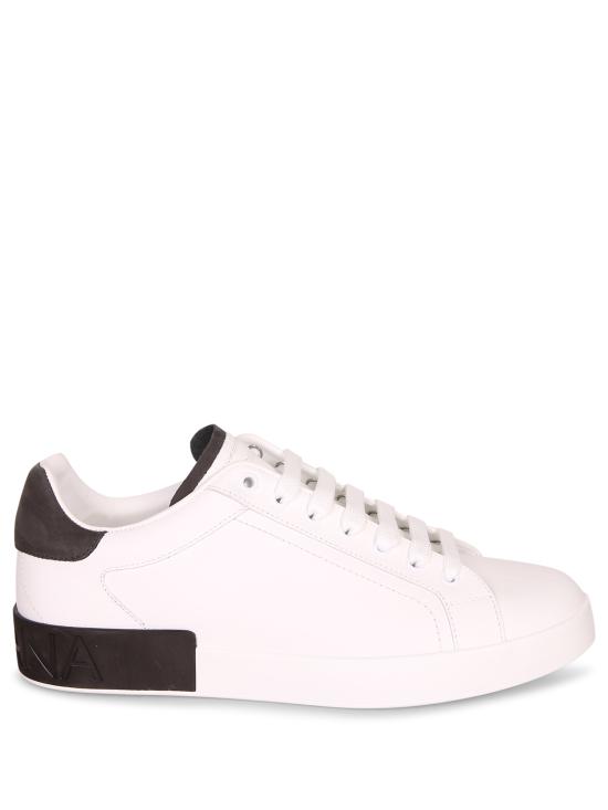 26SS 돌체앤가바나 포르토피노 라이트 카프스킨 스니커즈 CS2278 AF218 89697 White