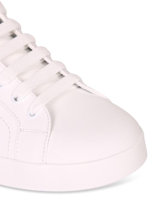 26SS 돌체앤가바나 포르토피노 라이트 카프스킨 스니커즈 CS2278 AF218 89697 White - DOLCE & GABBANA