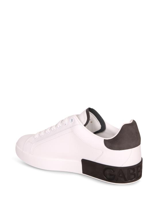 26SS 돌체앤가바나 포르토피노 라이트 카프스킨 스니커즈 CS2278 AF218 89697 White - DOLCE & GABBANA