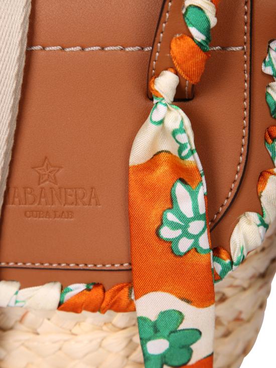 26SS 쿠바 랩 토트백 HABANERA SILK MARGHERITA Orange - CUBA LAB