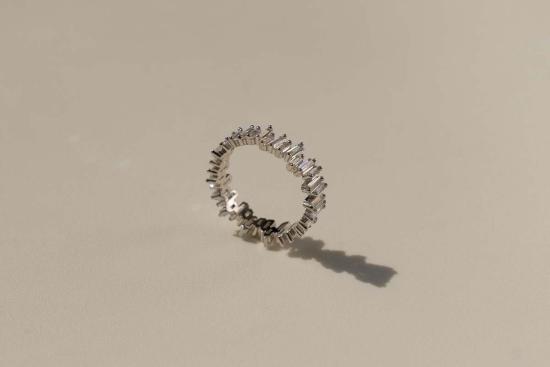  Milk & Rose 반지 밀크 앤 로즈 아이스 크리스탈 링 실버 - OTHER BRANDS