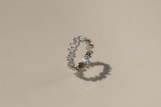  Milk & Rose 반지 밀크 앤 로즈 아이스 크리스탈 링 실버 - OTHER BRANDS