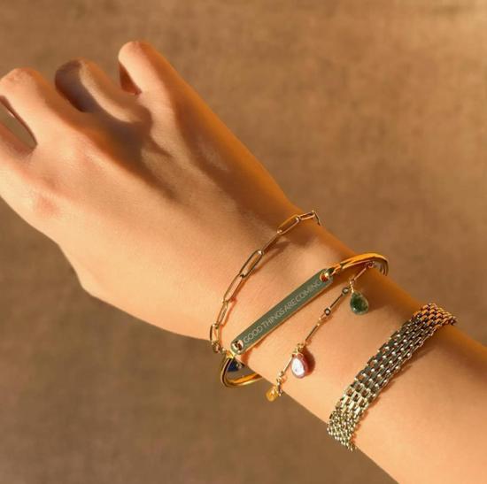  코자크 팔찌 프랑키  금 - KOZAKH