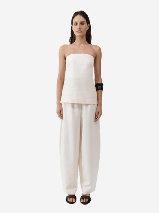  세인트아그니 민소매 티셔츠 St. Agni 스트랩리스 룰로 타이 탑 - ST.AGNI