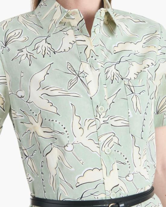  알투자라 롱 원피스 Altuzarra Kiera 드레스 데저트 세이지 버드 - ALTUZARRA