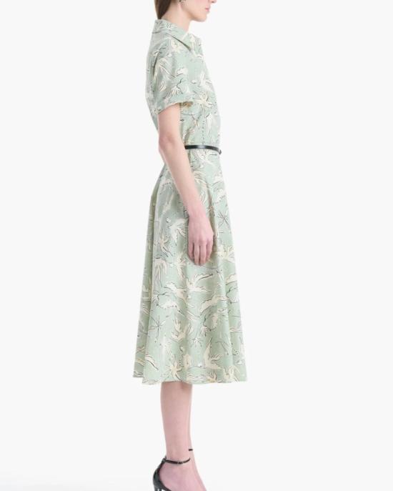  알투자라 롱 원피스 Altuzarra Kiera 드레스 데저트 세이지 버드 - ALTUZARRA