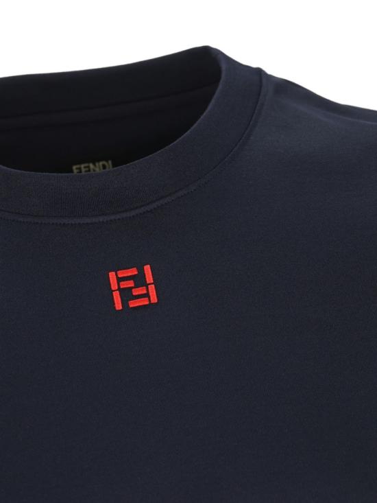 26SS 펜디 코튼 티셔츠 FY0936 AY0HF0PTH Blu - FENDI
