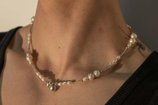  Milk & Rose 네크리스 밀크앤로즈 버블검 진주 목걸이 - OTHER BRANDS