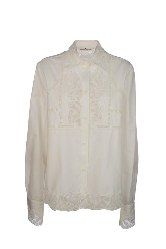 26SS 에르마노 설비노 셔츠 D482K745APWGF 10602 Bianco