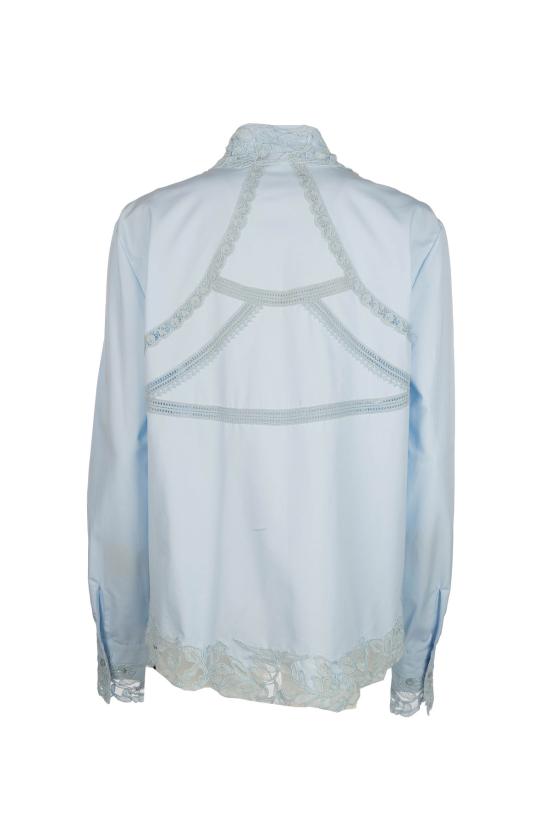 26SS 에르마노 설비노 셔츠 D482K745APWGF 54105 Azzurro - ERMANNO SCERVINO