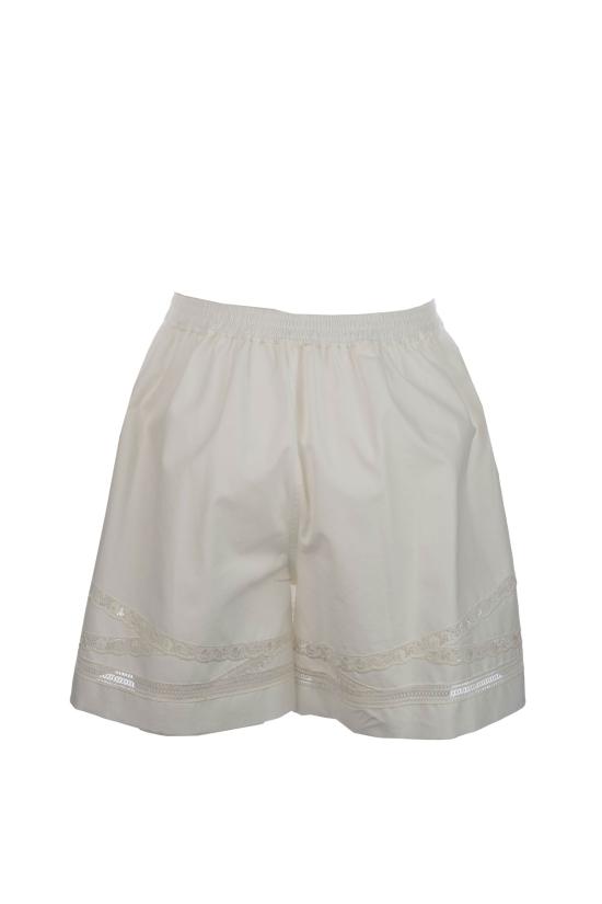 26SS 에르마노 설비노 숏팬츠 D482P707APWGF 10602 Bianco - ERMANNO SCERVINO