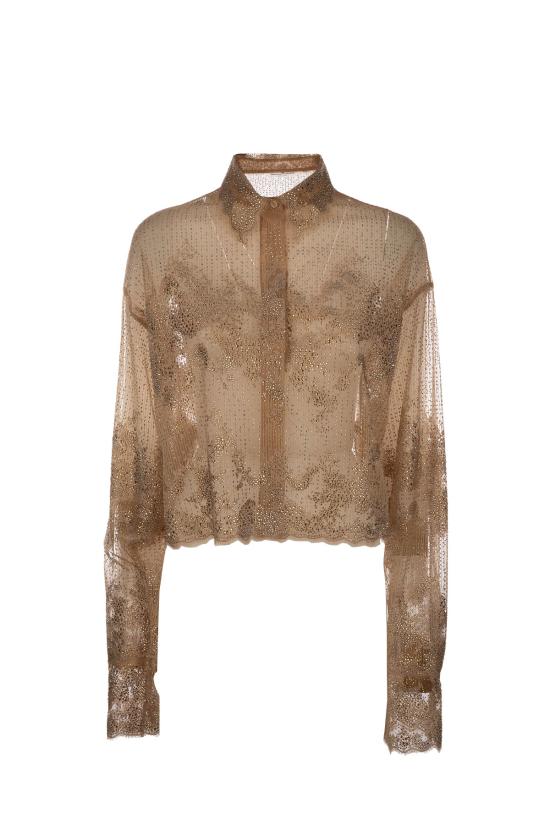 26SS 에르마노 설비노 셔츠 D482K726CTUJP 51315 NUDE