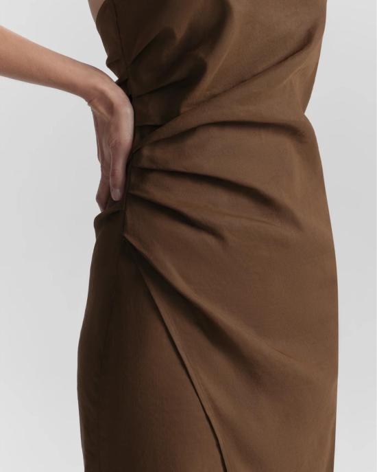  에이엘씨 롱 원피스 A.L.C. 실비 드레스 밀크 초콜릿 - A.L.C.