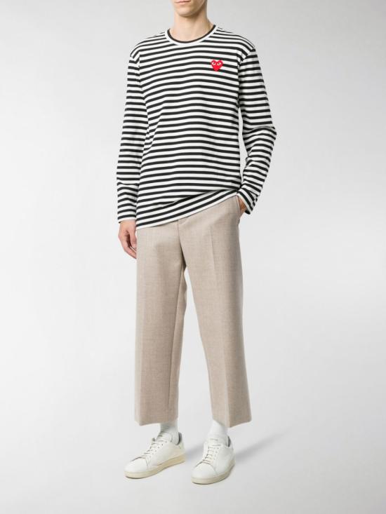 26SS 꼼데가르송 긴팔 티셔츠 P1T164 BLACK - COMME DES GARCONS