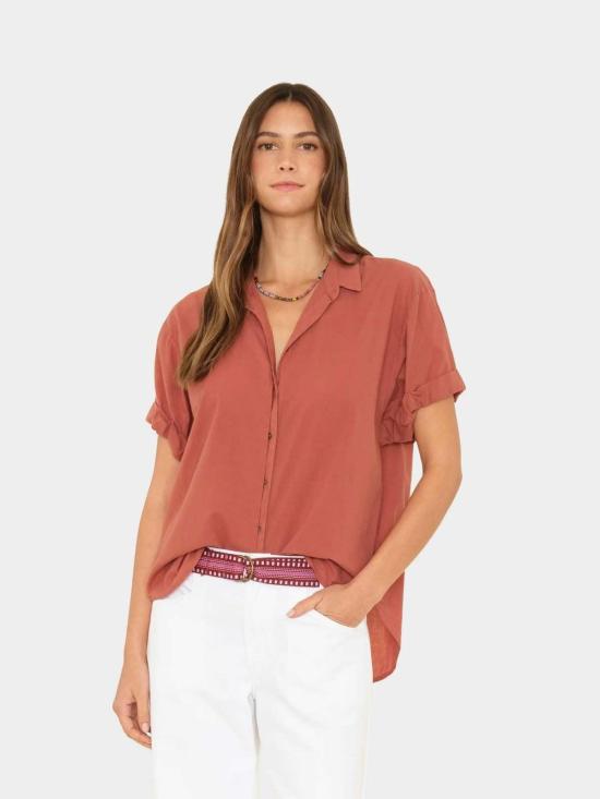  시레나 블라우스 채닝 셔츠 - XIRENA