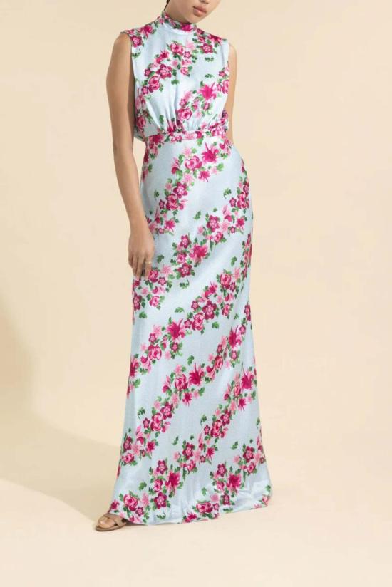  살로니 롱 원피스 Saloni Fleur 드레스 벨리스 스트라이프