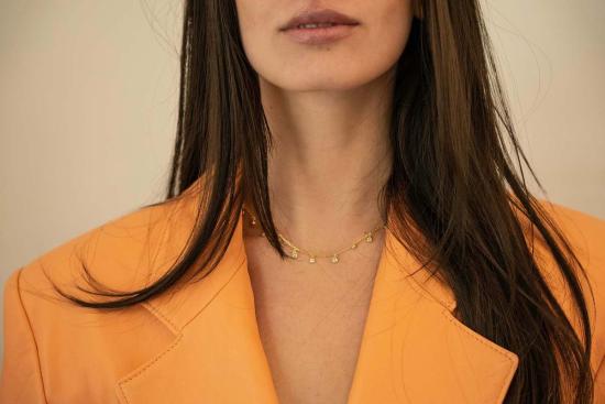  Milk & Rose 목걸이/팬던트 밀크 앤 로즈 드립피 젬 목걸이 - OTHER BRANDS