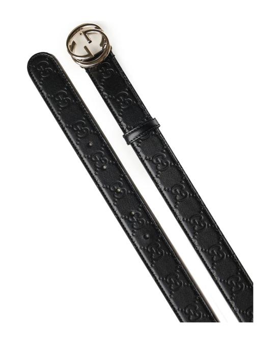 26SS 구찌 인터로킹 G 버클 벨트 813008AAD5L 1000 - GUCCI