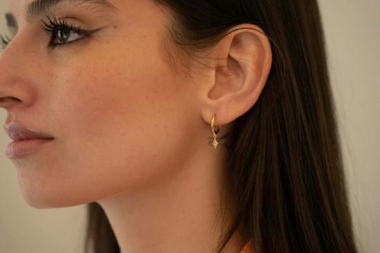  Milk & Rose 이어링 마이 스토어 쁘띠 다이아몬드 후프 싱글 - OTHER BRANDS