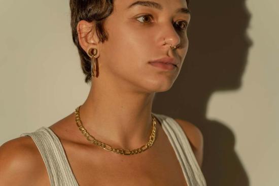  Milk & Rose 네크리스 밀크앤로즈 청키 피가로 체인 목걸이 - OTHER BRANDS