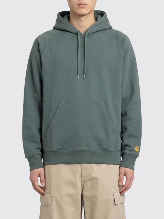 26SS 칼하트 WIP 체이스 후드 티셔츠 I033661 3LPXX Blue