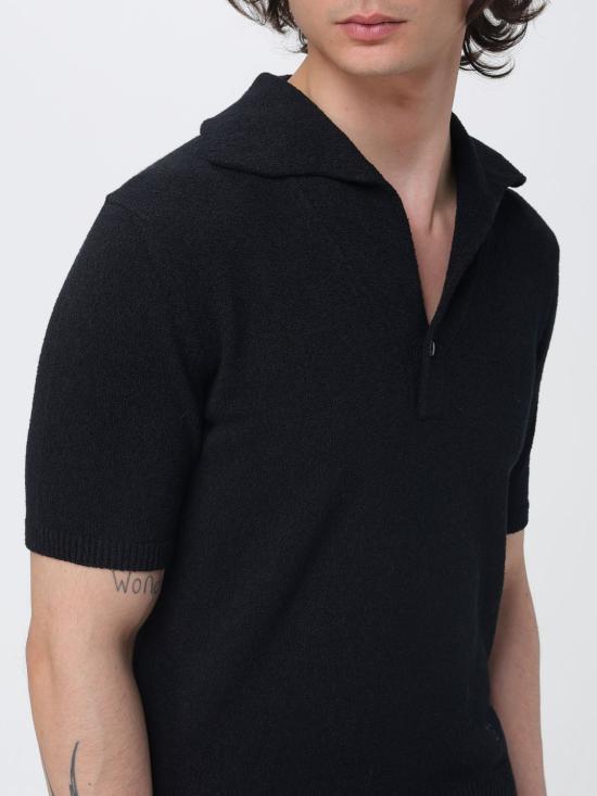 26SS 돌체앤가바나 폴로 티셔츠 GXZBHZJGMGX N0000 Black - DOLCE & GABBANA