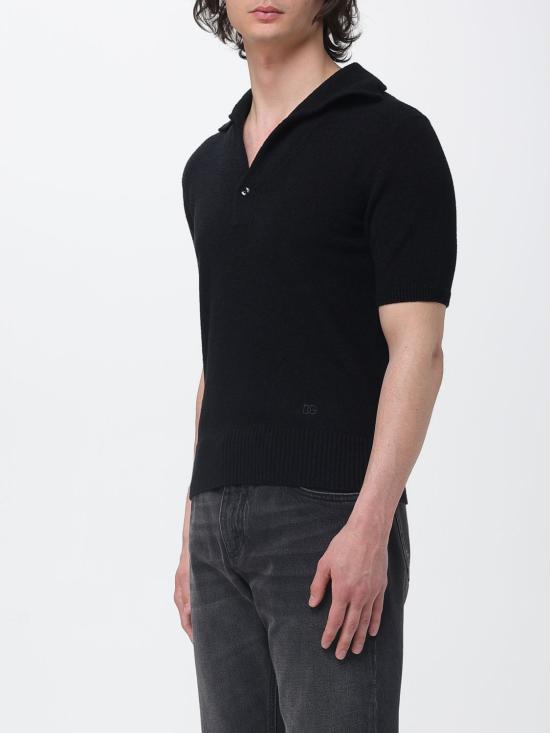 26SS 돌체앤가바나 폴로 티셔츠 GXZBHZJGMGX N0000 Black - DOLCE & GABBANA
