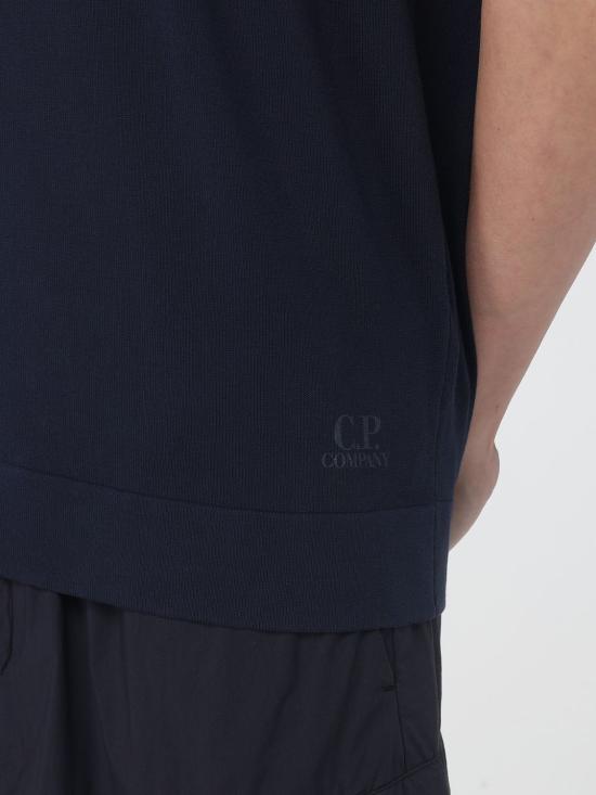 26SS 씨피 컴퍼니 폴로 티셔츠 20CMKN104A006323O 888 Blue - C.P. COMPANY