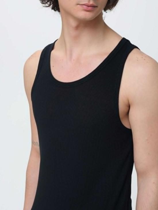 26SS 톰크롬 민소매 티셔츠 MTS94701 11 Black - THOM KROM