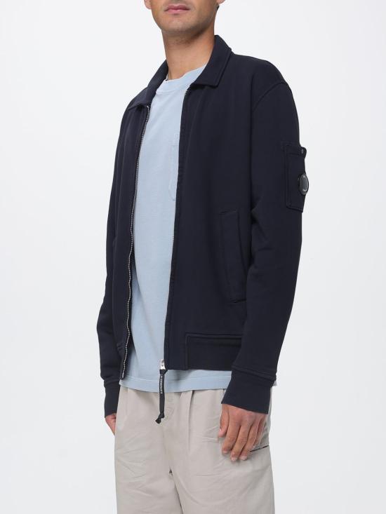 26SS 씨피 컴퍼니 후드 티셔츠 20CMSS040A110044G 888 Blue - C.P. COMPANY