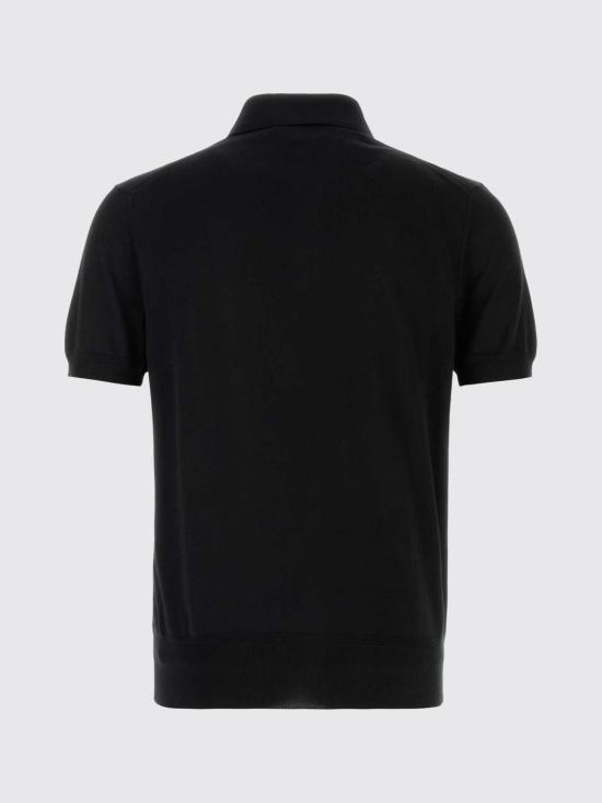 26SS 톰포드 폴로 티셔츠 KPS035YMC040 NAA Black - TOMFORD