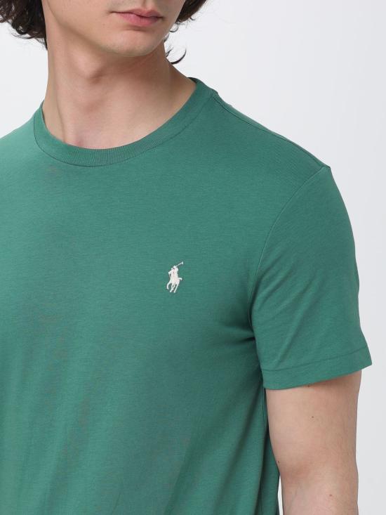 26SS 폴로 랄프로렌 포니로고 자수 반팔 티셔츠 710671438 422 Military - POLO RALPH LAUREN