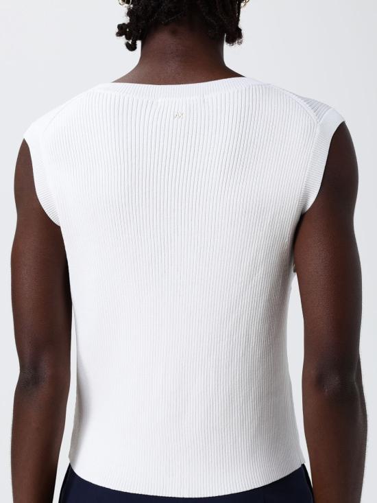 26SS 알마니 베스트 XW001882AF10352 U1003 Yellow Cream - ARMANI