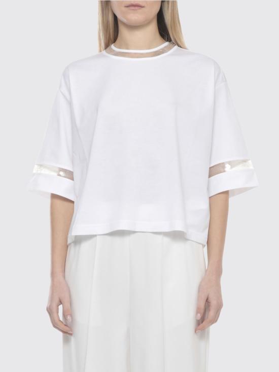 26SS 파비아나 필리피 반팔 티셔츠 JED266F157L905 21 White