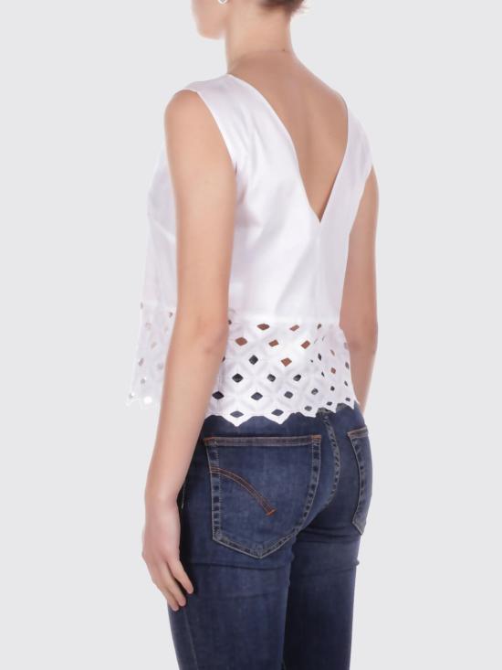 26SS 막스마라 민소매 티셔츠 2616161039600 001 White - MAX MARA