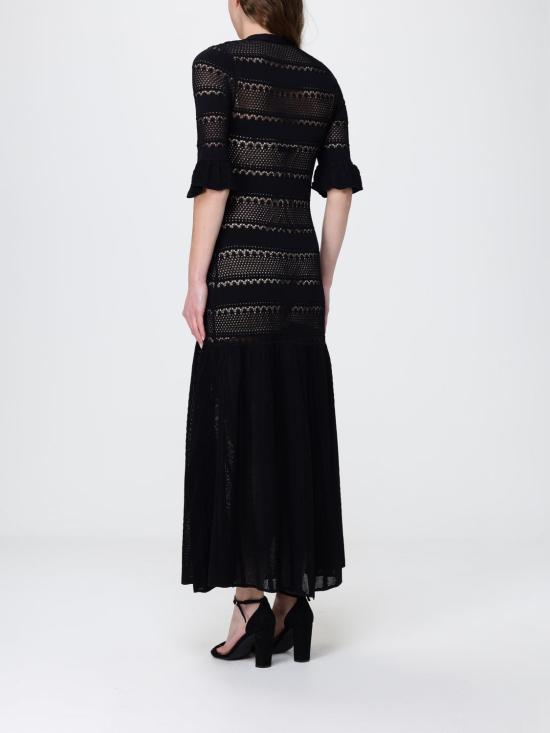 26SS 리우조 롱 원피스 CA6242MS55N 22222 Black - LIU JO