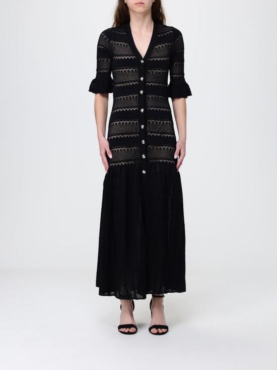 26SS 리우조 롱 원피스 CA6242MS55N 22222 Black