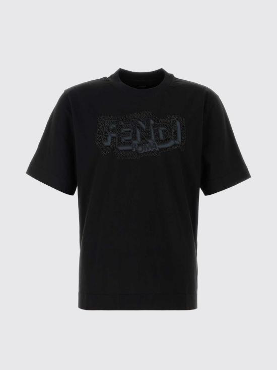 26SS 펜디 반팔 티셔츠 FY0936AW0W F0QA1 Black - FENDI