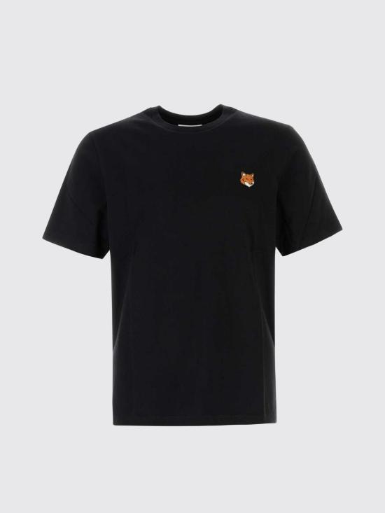 26SS 메종키츠네 폭스 헤드 레귤러 티셔츠 PM00107KJ7026 P199 Black - MAISON KITSUNE